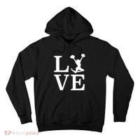Love Cheer For Lover Cheerleader Tall Hoodie thumb 0