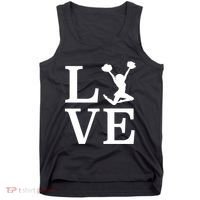 Love Cheer For Lover Cheerleader Tank Top thumb 0