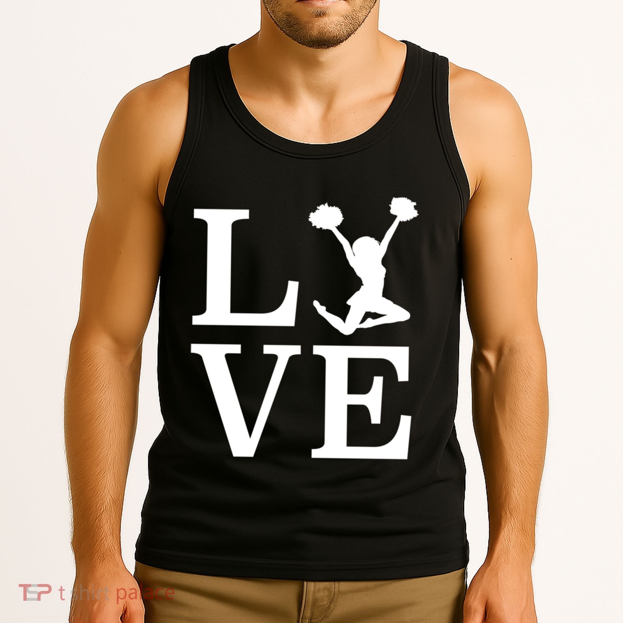 Love Cheer For Lover Cheerleader Tank Top