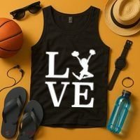 Love Cheer For Lover Cheerleader Tank Top thumb 4