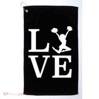Love Cheer For Lover Cheerleader Golf Towel thumb 0