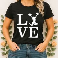 Love Cheer For Lover Cheerleader Women's T-Shirt thumb 2
