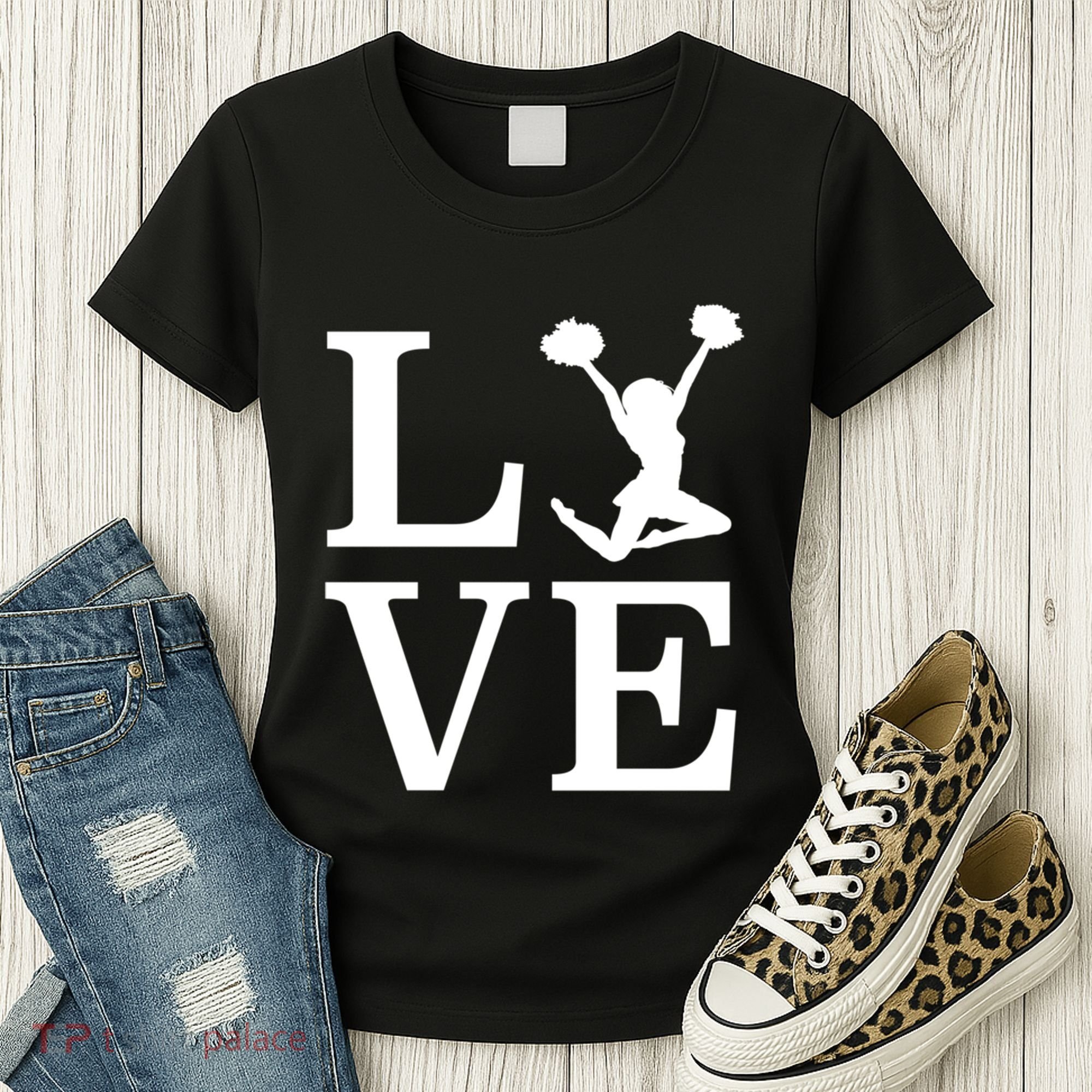 Love Cheer For Lover Cheerleader Women's T-Shirt