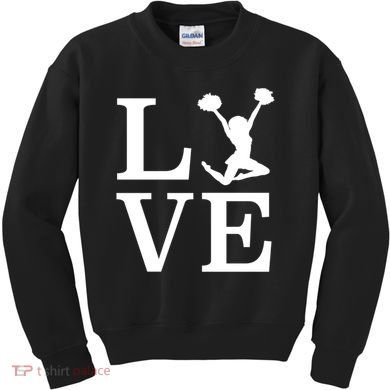 Love Cheer For Lover Cheerleader Kids Sweatshirt