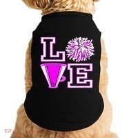 Love Cheer For N Cheerleader Gift Doggie Tank thumb 0