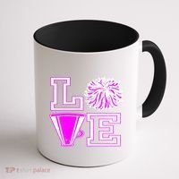 Love Cheer For N Cheerleader Gift Coffee Mug thumb 1