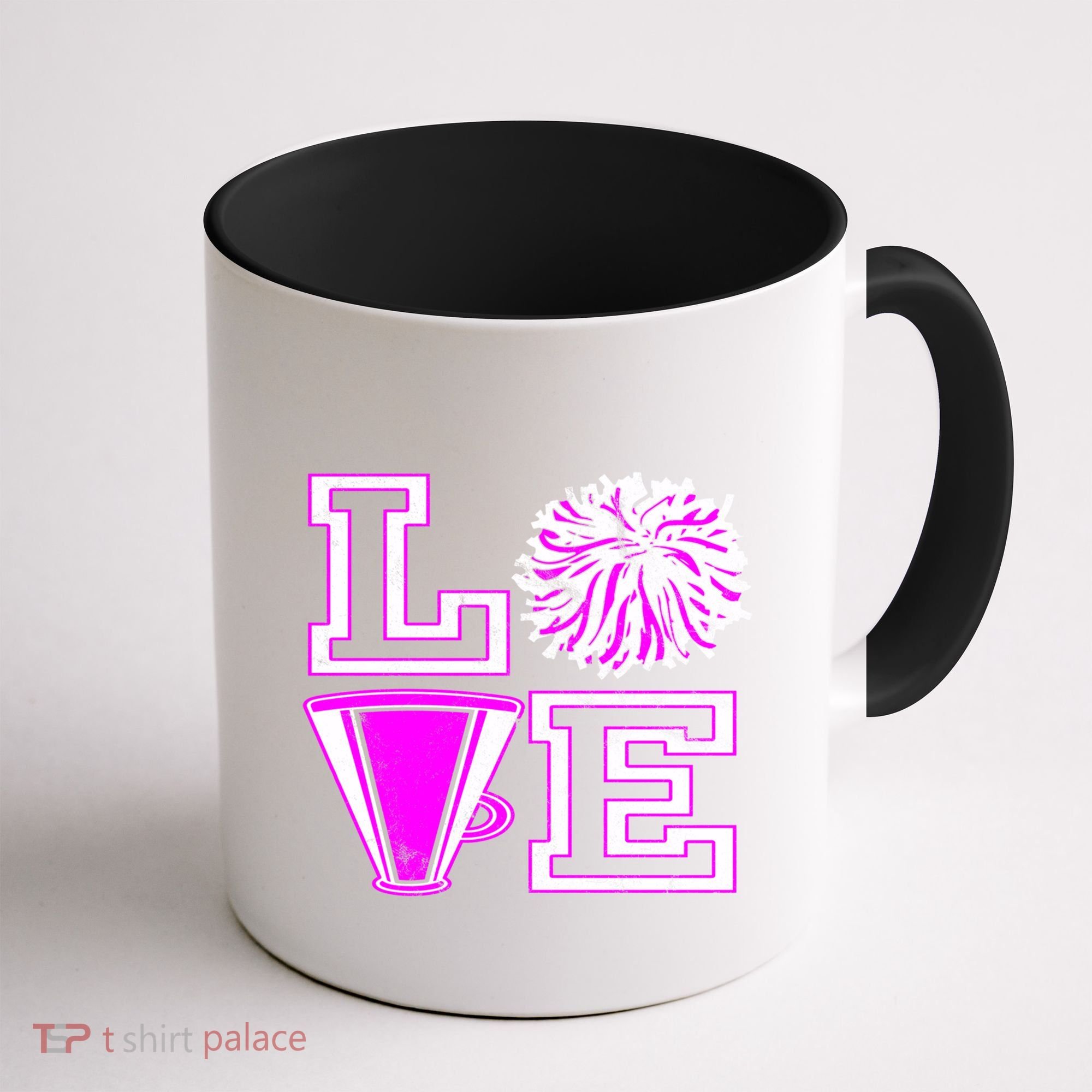 Love Cheer For N Cheerleader Gift Coffee Mug