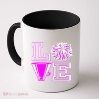 Love Cheer For N Cheerleader Gift Coffee Mug thumb 0