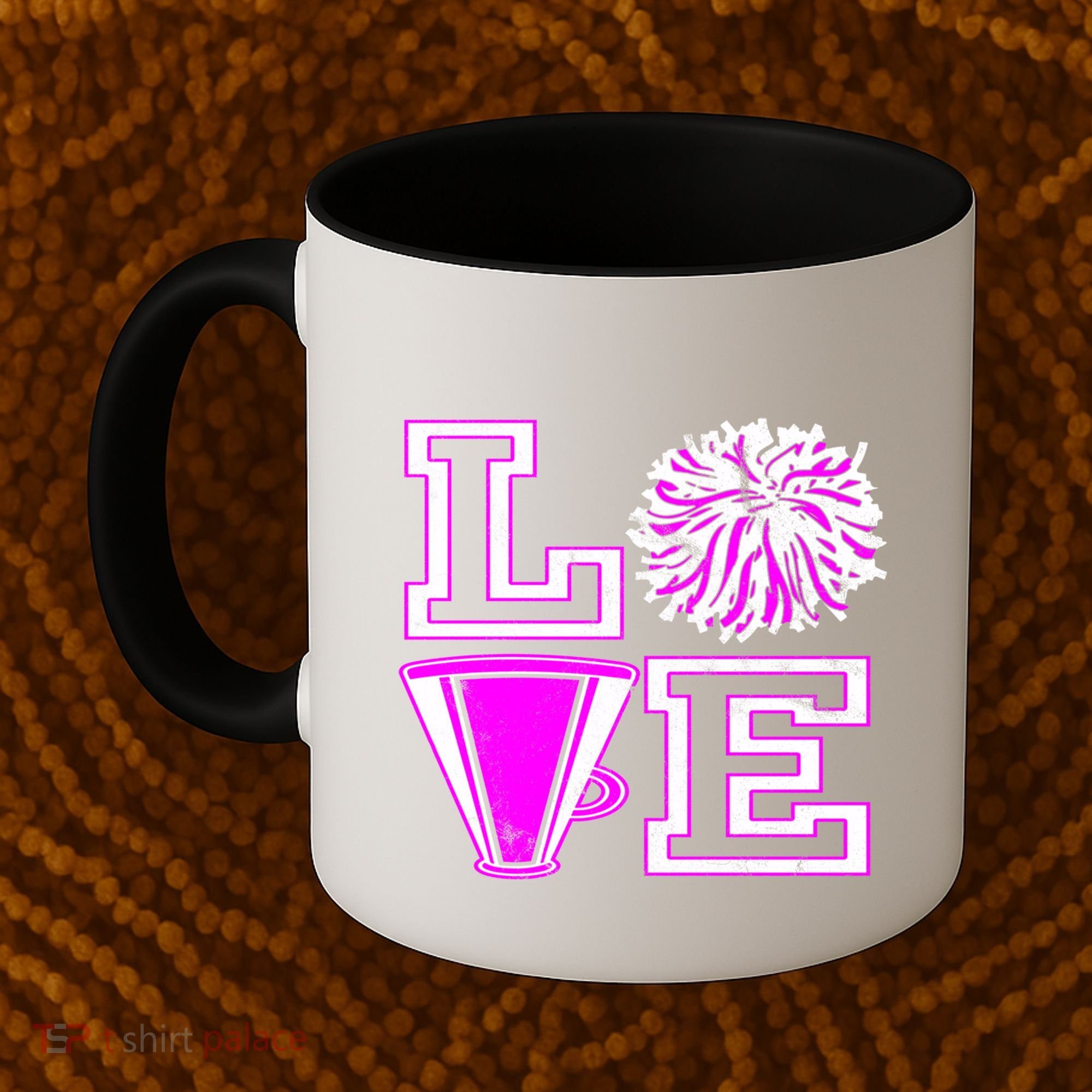 Love Cheer For N Cheerleader Gift Coffee Mug