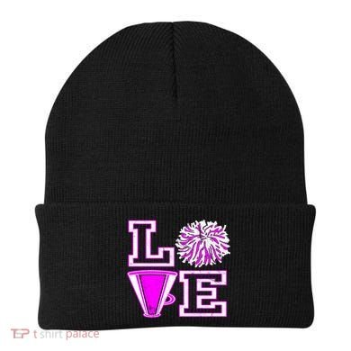 Love Cheer For N Cheerleader Gift Beanie