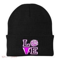 Love Cheer For N Cheerleader Gift Beanie thumb 0
