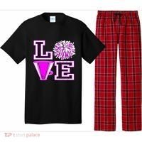 Love Cheer For N Cheerleader Gift Pajama Set thumb 0
