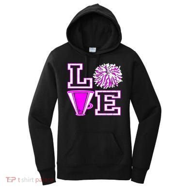 Love Cheer For N Cheerleader Gift Women's Hoodie