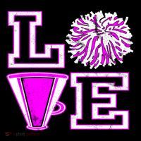 Love Cheer For N Cheerleader Gift Ornament thumb 1