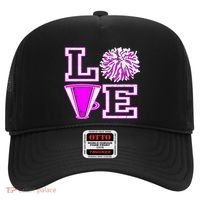 Love Cheer For N Cheerleader Gift Hat thumb 0