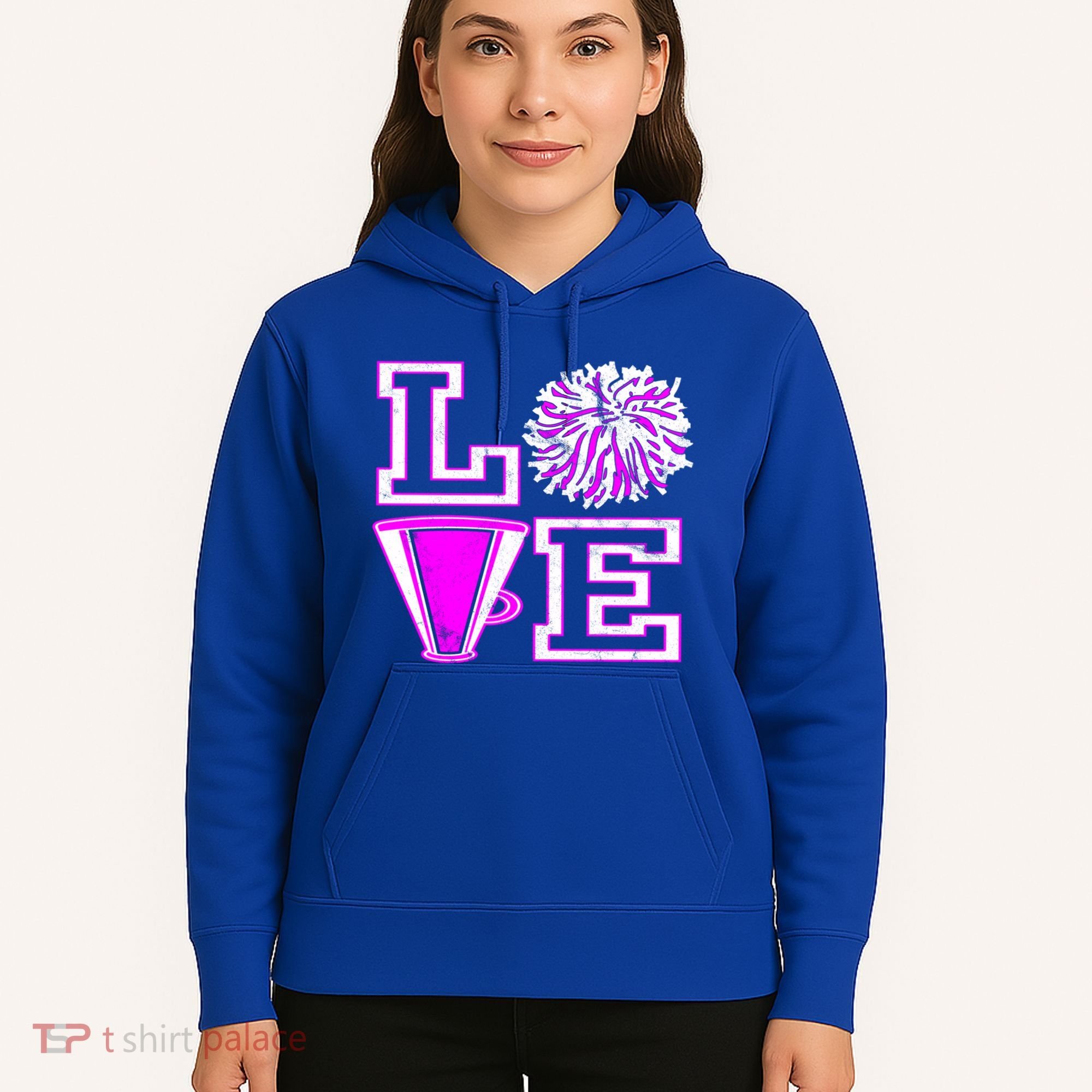 Love Cheer For N Cheerleader Gift Hoodie