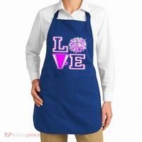 Love Cheer For N Cheerleader Gift Apron thumb 2