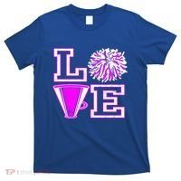 Love Cheer For N Cheerleader Gift T-Shirt thumb 0
