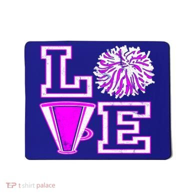 Love Cheer For N Cheerleader Gift Mousepad