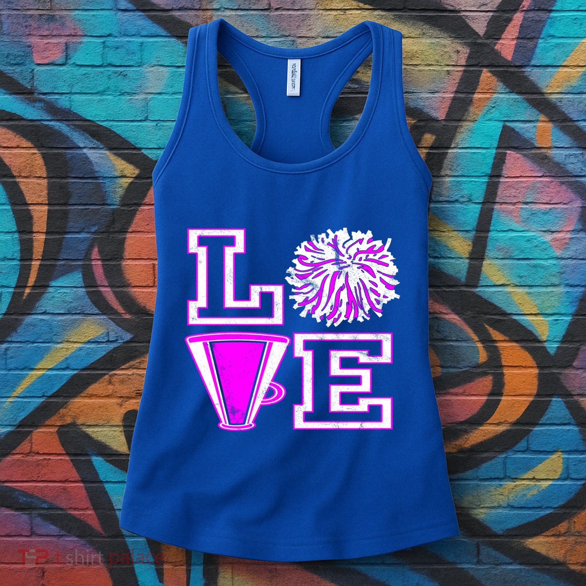 Love Cheer For N Cheerleader Gift Women's Tank Top