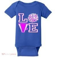 Love Cheer For N Cheerleader Gift Baby Bodysuit thumb 0