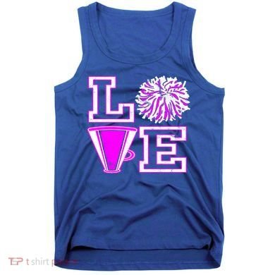 Love Cheer For N Cheerleader Gift Tank Top