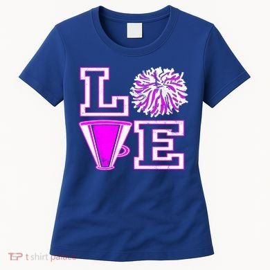 Love Cheer For N Cheerleader Gift Women's T-Shirt