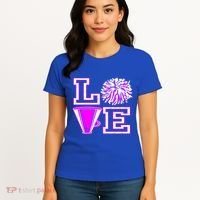 Love Cheer For N Cheerleader Gift Women's T-Shirt thumb 4