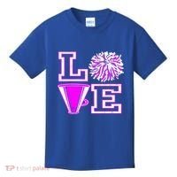 Love Cheer For N Cheerleader Gift Kids T-Shirt thumb 0