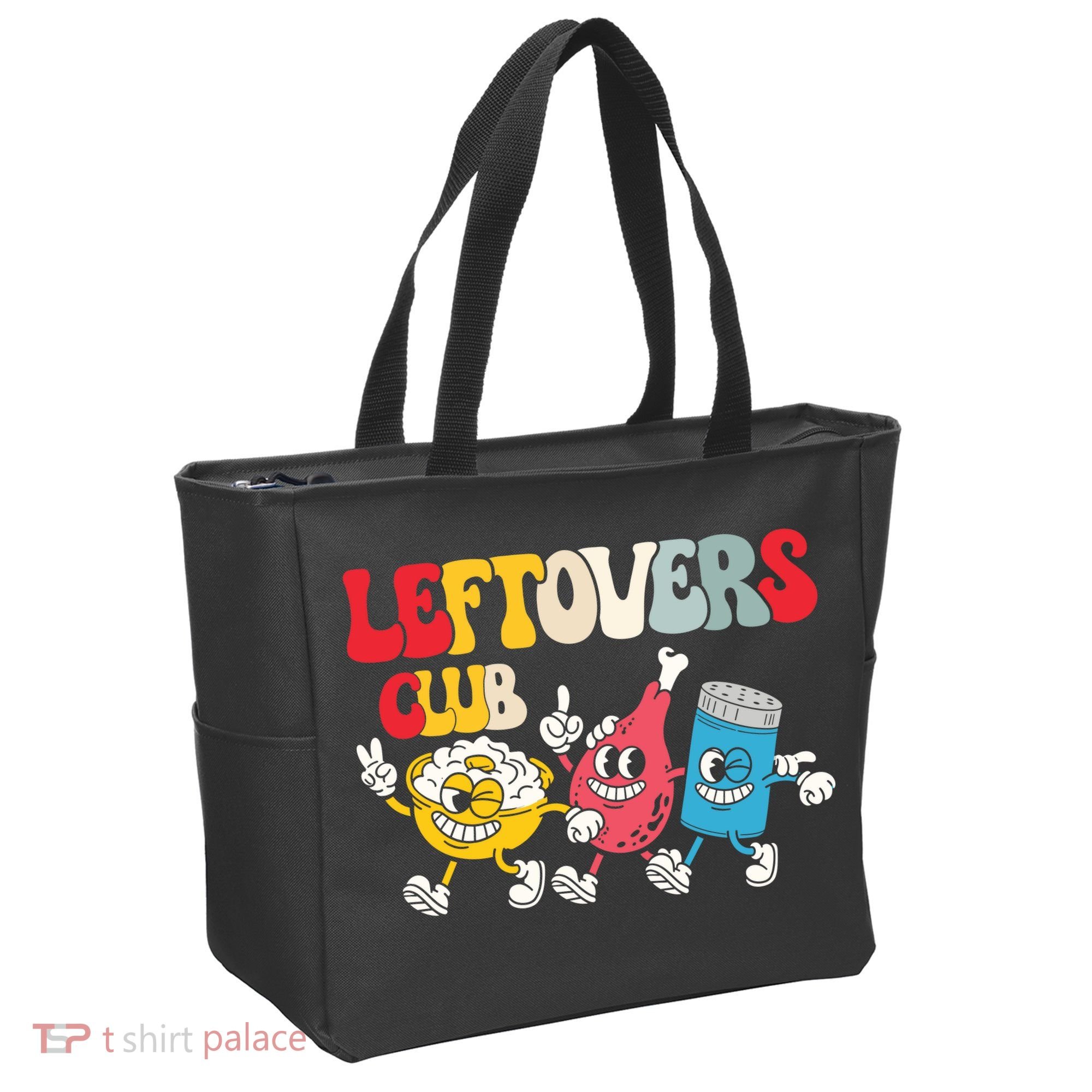Leftovers Club Fun Foodie Tote Bag