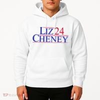 Liz Cheney For President 2024 USA Hoodie thumb 2