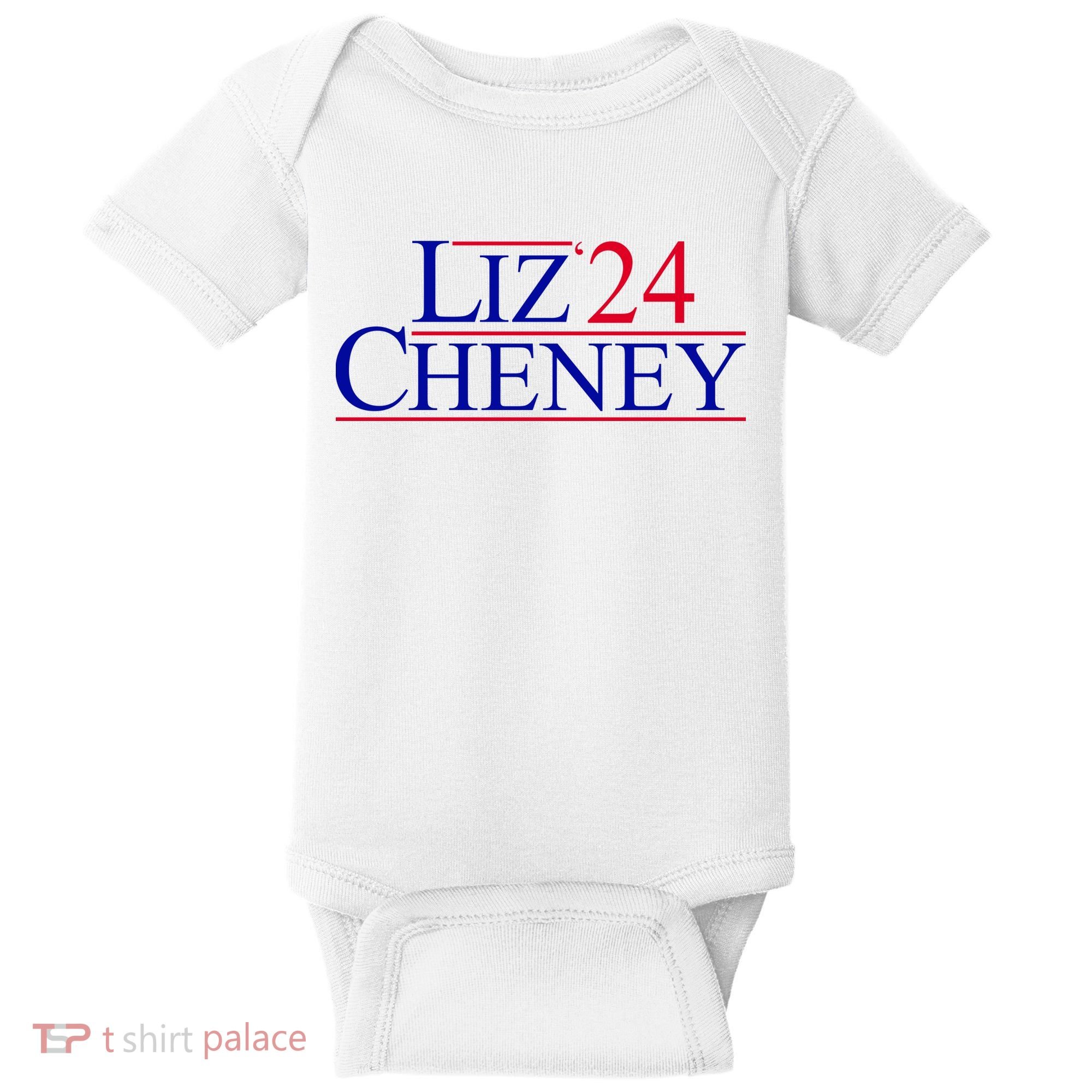 Liz Cheney For President 2024 USA Baby Bodysuit