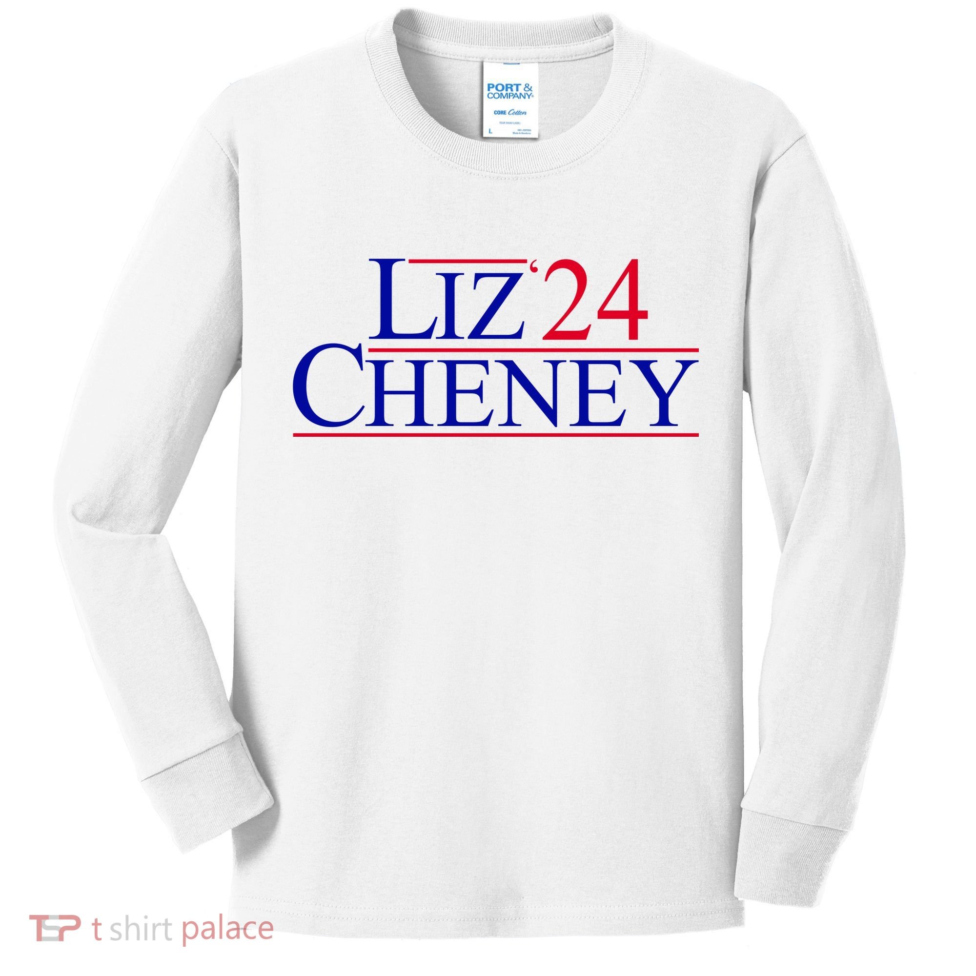 Liz Cheney For President 2024 USA Kids Long Sleeve Shirt