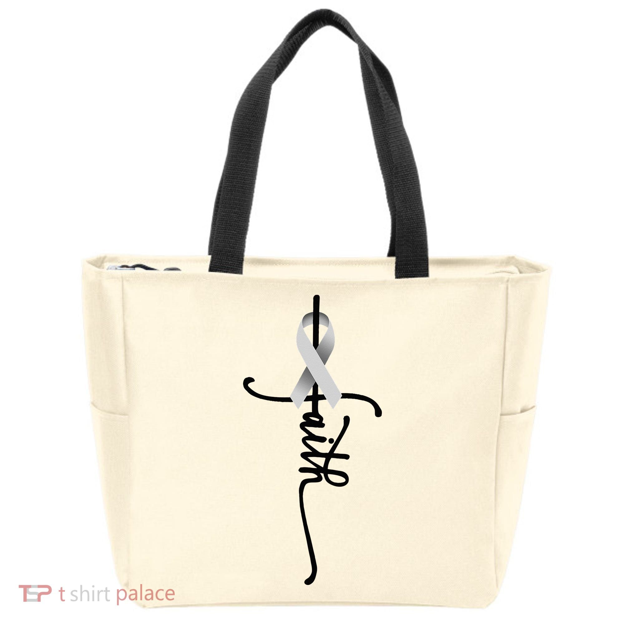 Lung Cancer Faith Lung Cancer Awareness November Support Tote Bag