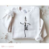 Lung Cancer Faith Lung Cancer Awareness November Support Sweatshirt thumb 2