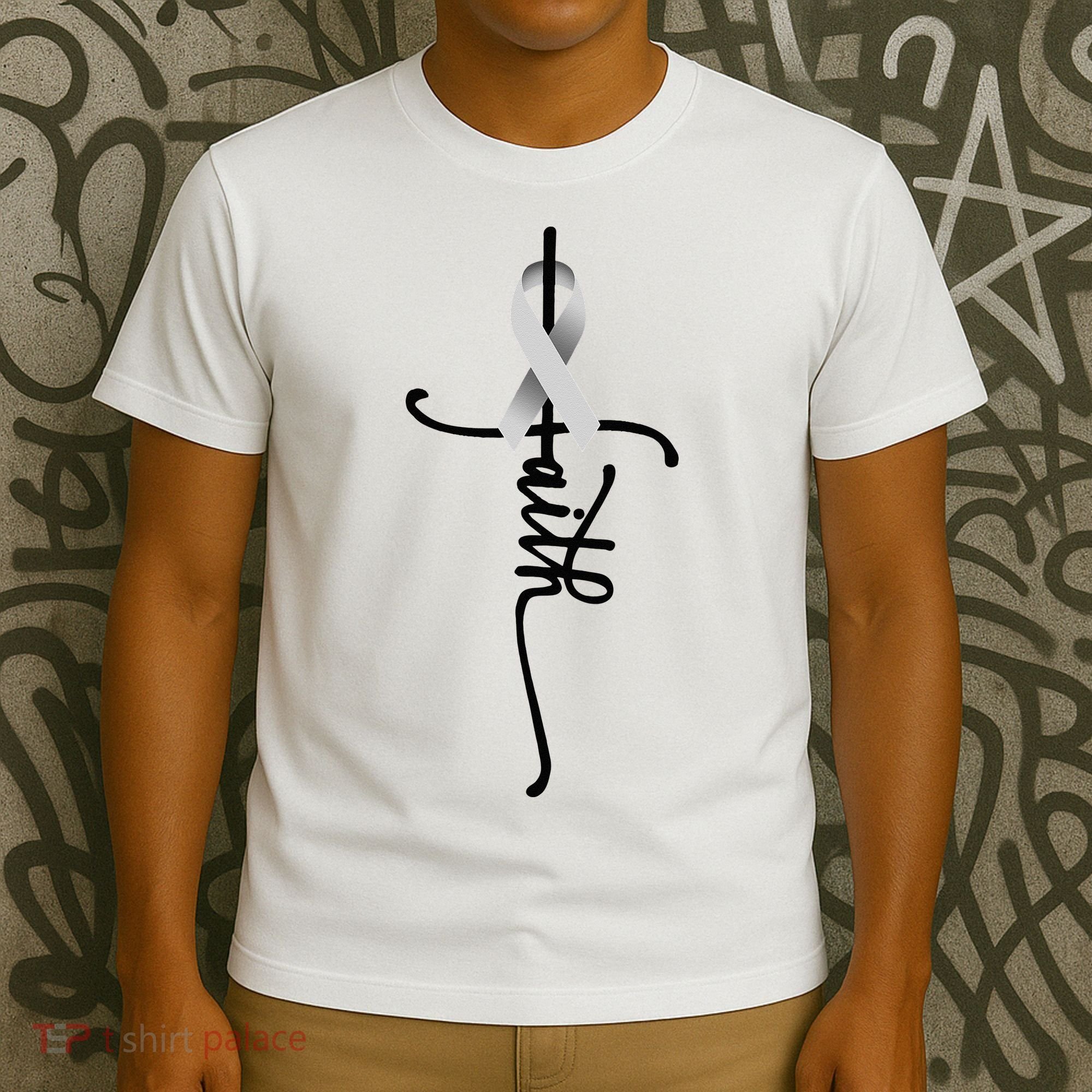 Lung Cancer Faith Lung Cancer Awareness November Support T-Shirt