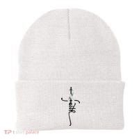 Lung Cancer Faith Lung Cancer Awareness November Support Beanie thumb 0