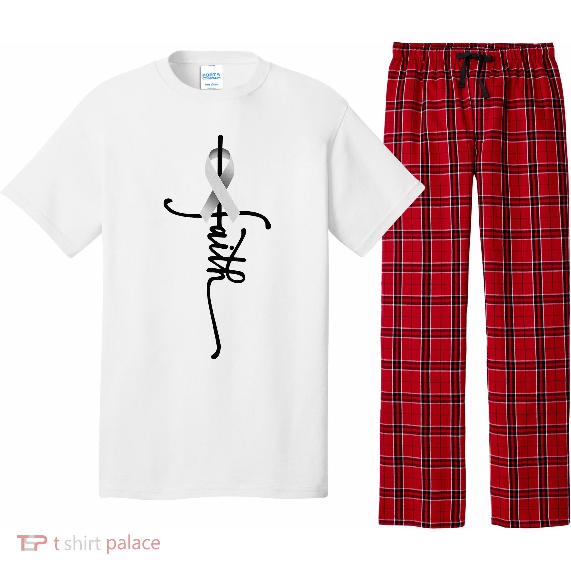 Lung Cancer Faith Lung Cancer Awareness November Support Pajama Set