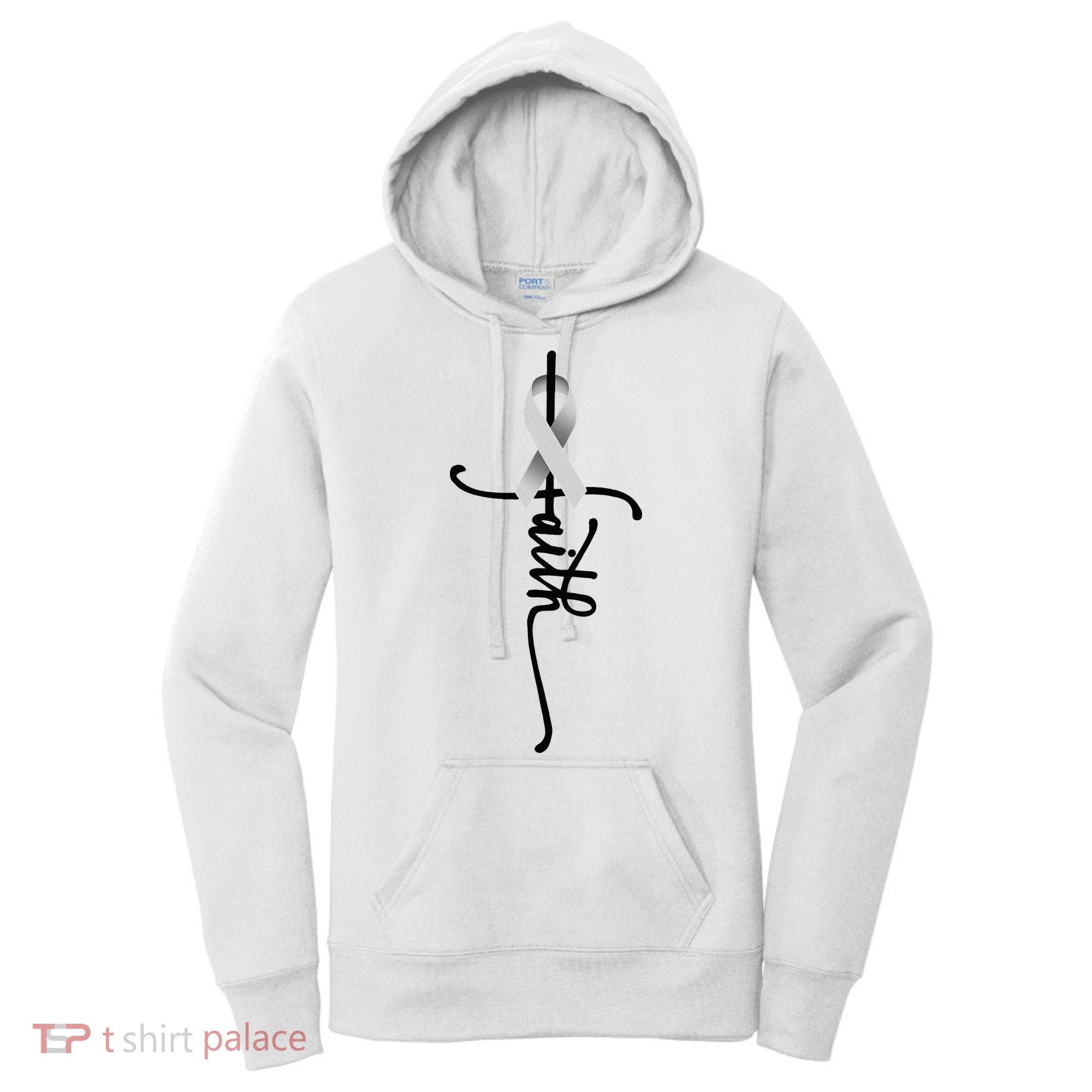 Lung Cancer Faith Lung Cancer Awareness November Support Women's Hoodie