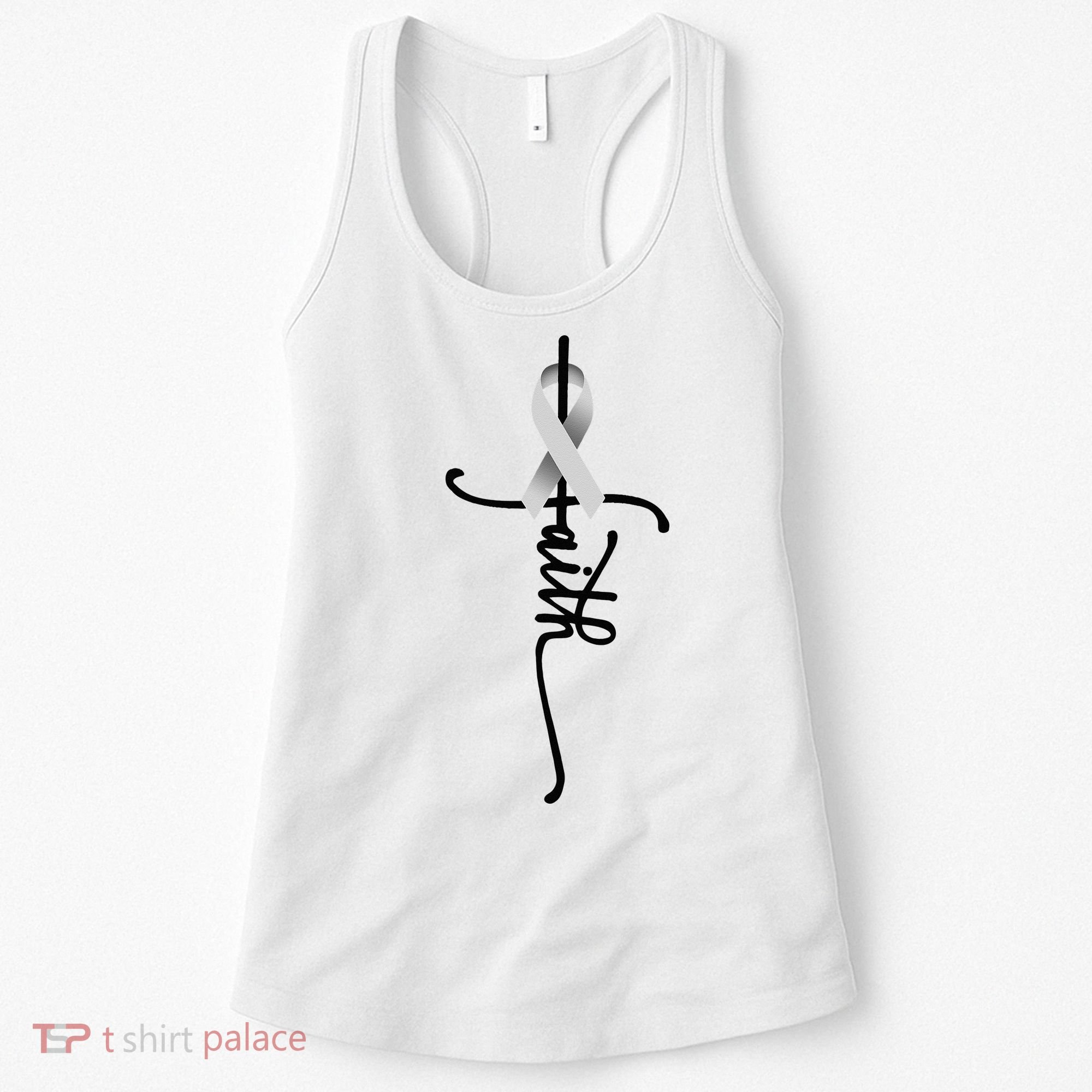 Lung Cancer Faith Lung Cancer Awareness November Support Women's Tank Top