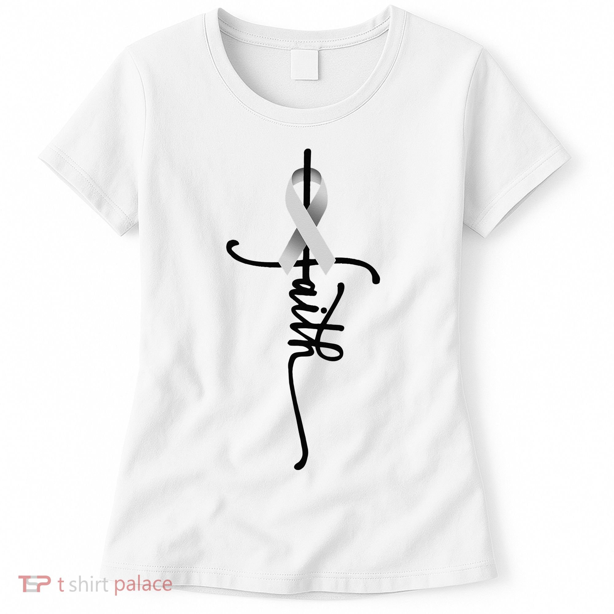 Lung Cancer Faith Lung Cancer Awareness November Support Women's T-Shirt