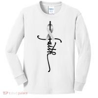 Lung Cancer Faith Lung Cancer Awareness November Support Kids Long Sleeve Shirt thumb 0