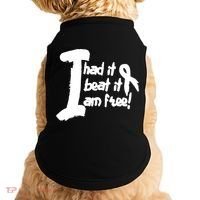Lung Cancer Fight Cancer Ribbon Gift Doggie Tank thumb 0