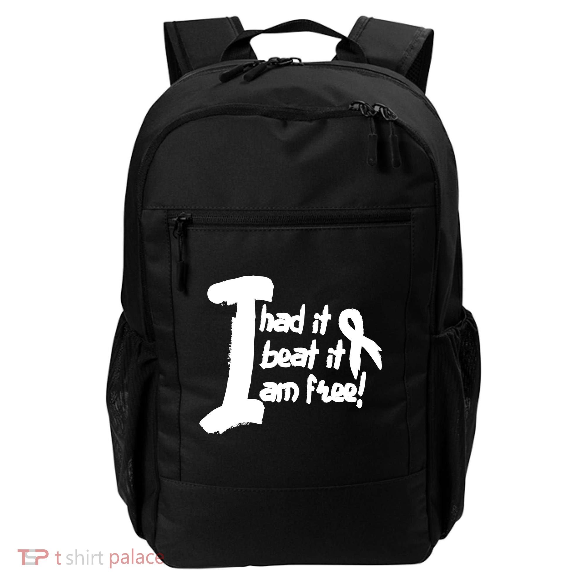 Lung Cancer Fight Cancer Ribbon Gift Backpack