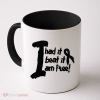 Lung Cancer Fight Cancer Ribbon Gift Coffee Mug thumb 0