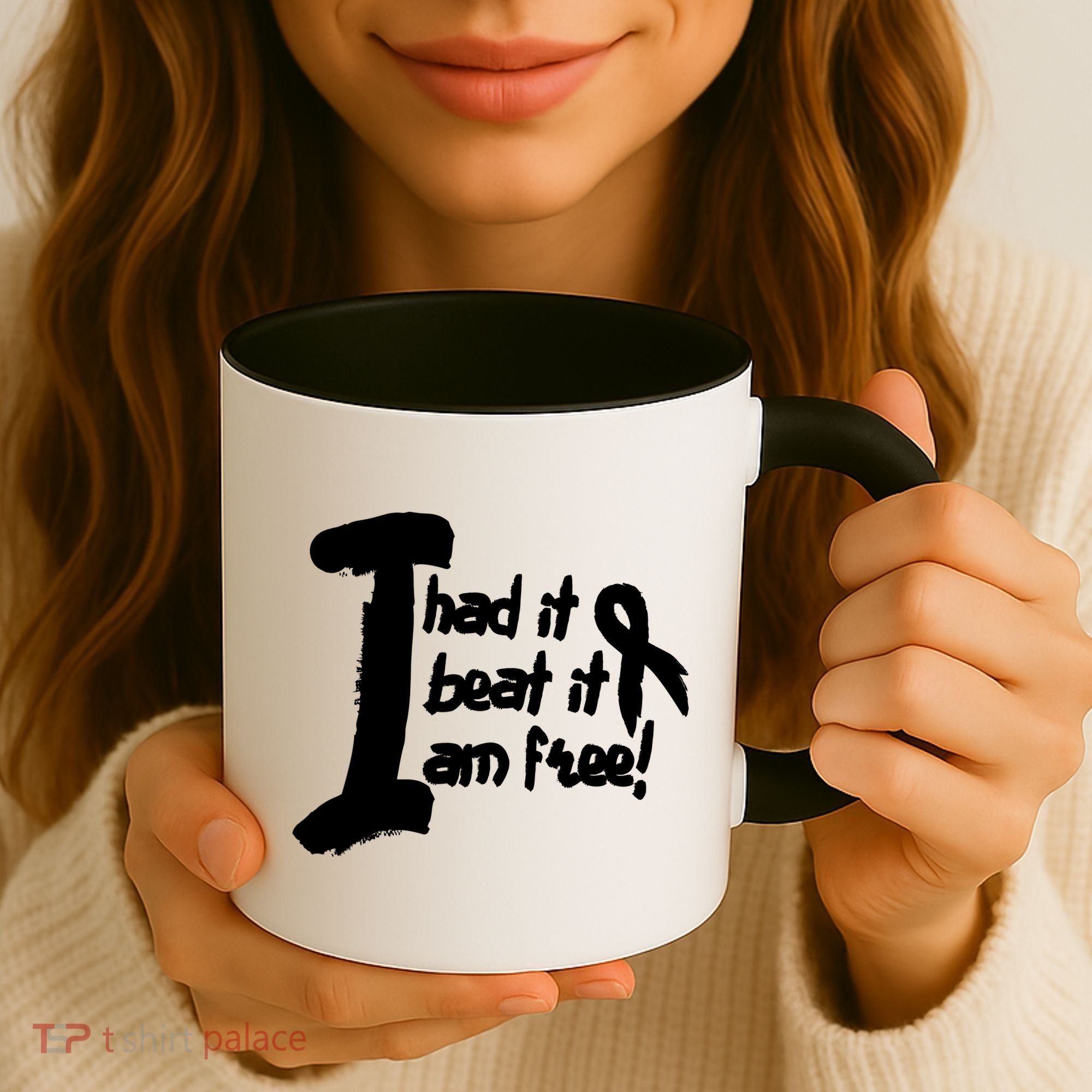 Lung Cancer Fight Cancer Ribbon Gift Coffee Mug