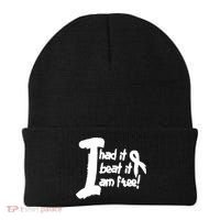 Lung Cancer Fight Cancer Ribbon Gift Beanie thumb 0