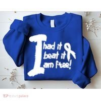 Lung Cancer Fight Cancer Ribbon Gift Sweatshirt thumb 2