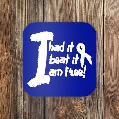 Lung Cancer Fight Cancer Ribbon Gift Coaster