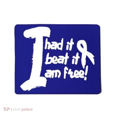 Lung Cancer Fight Cancer Ribbon Gift Mousepad
